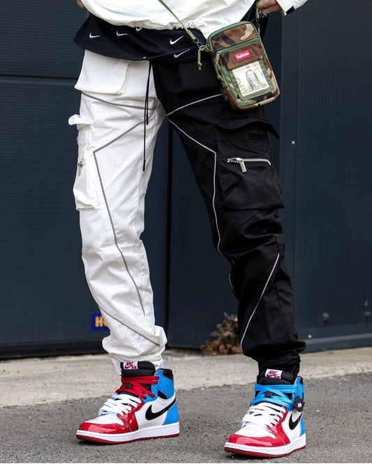 Korean Trendy Multi-Bag Overalls for Men