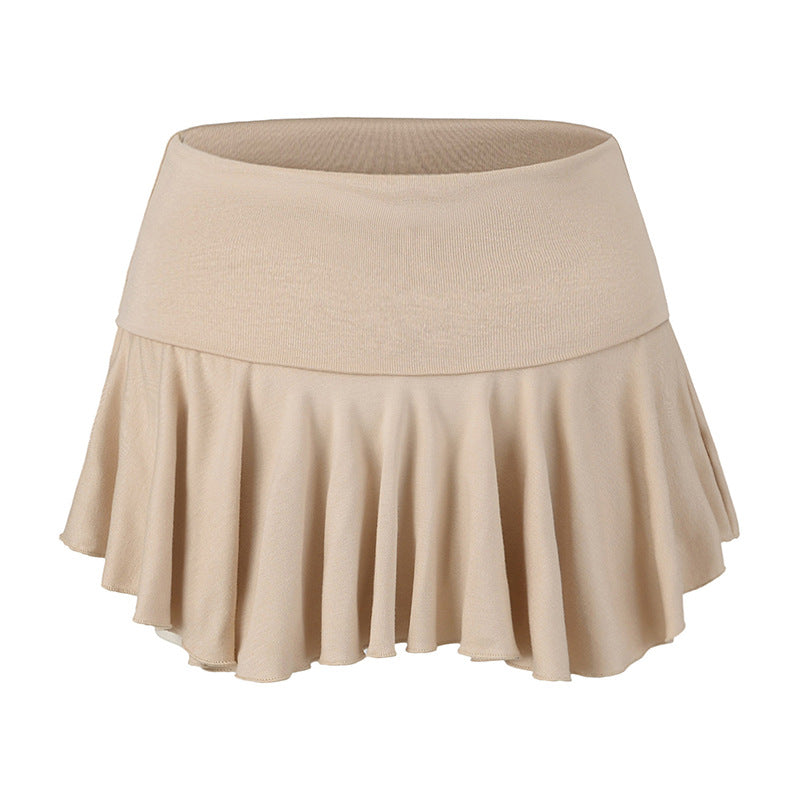 Anti-Slip Pleated Ballet Midi Skirt