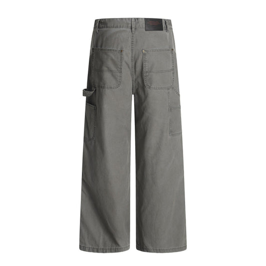 Harajuku Distressed Vintage Denim Trousers for Men