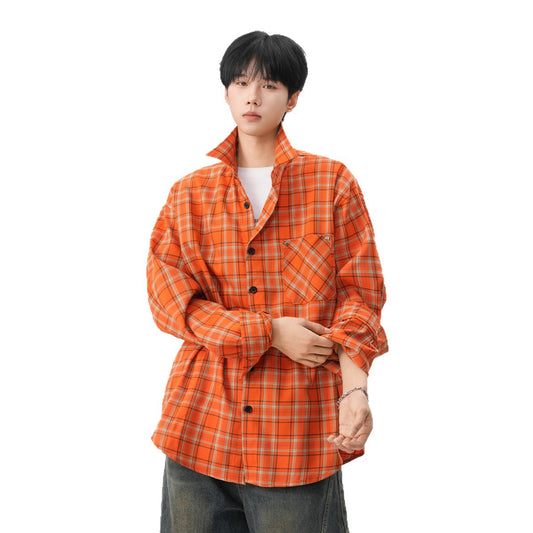 Retro Plaid Long Sleeved Casual Sunscreen Jacket