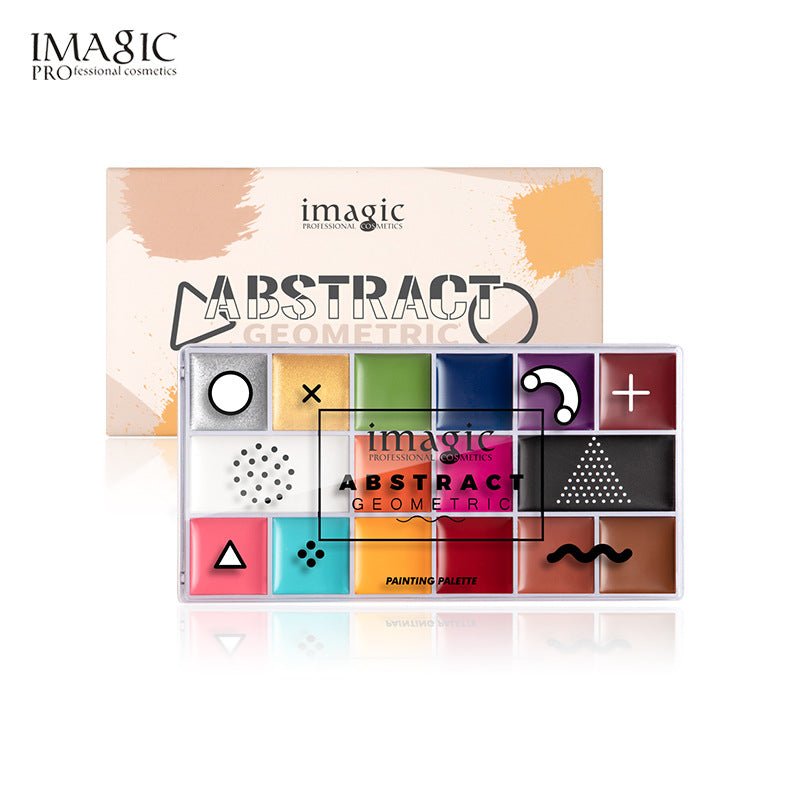 16 Color Waterproof Body Painting Palette for Harajuku Style