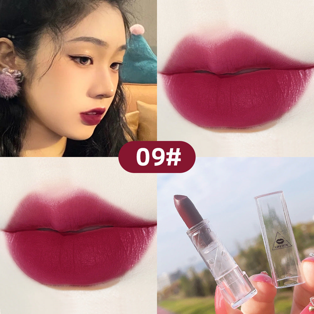 Playful Peach Pink Matte Lipstick - Harajuku Style
