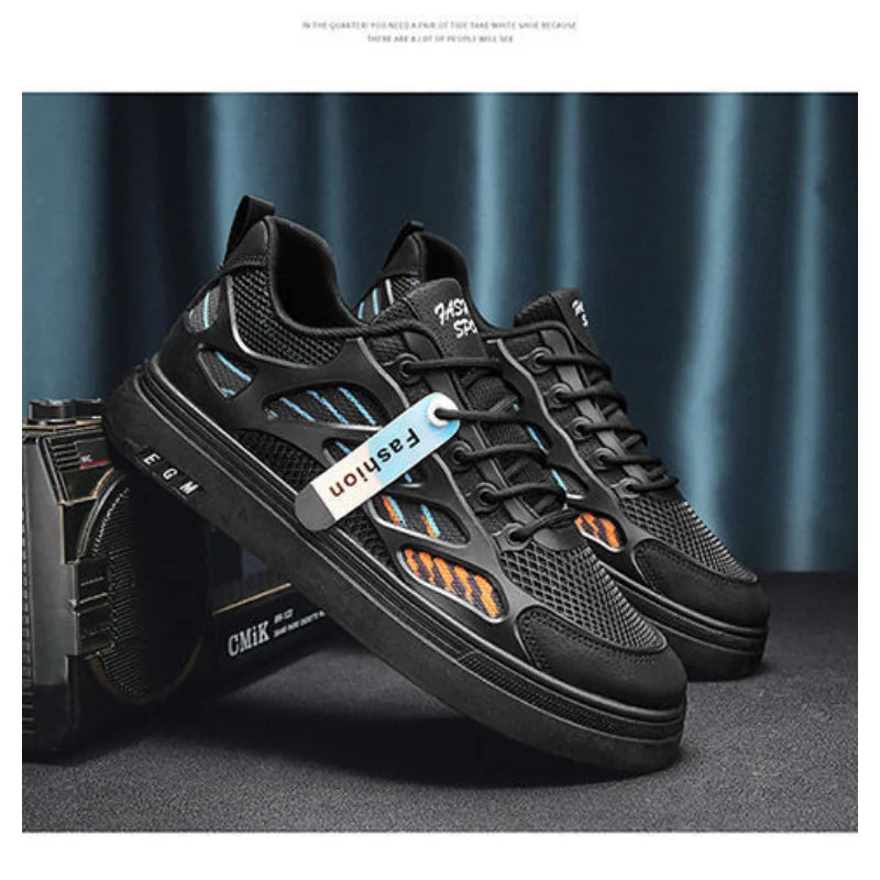 Harajuku Style Breathable Mesh Shoes for Men