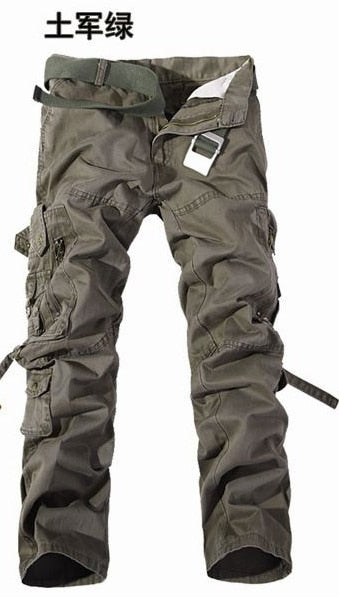 Harajuku Style Multi-Pocket Tactical Pants for Men