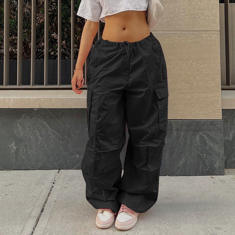XY22094 Street Overalls - Fashion Casual Low Waist Trousers