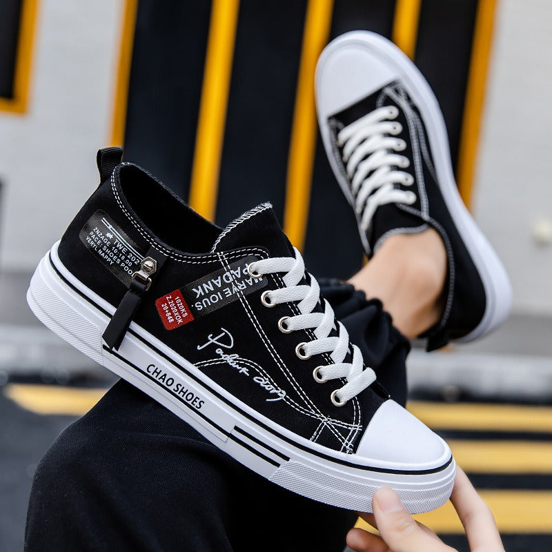 Harajuku Style Breathable Men's Canvas Shoes