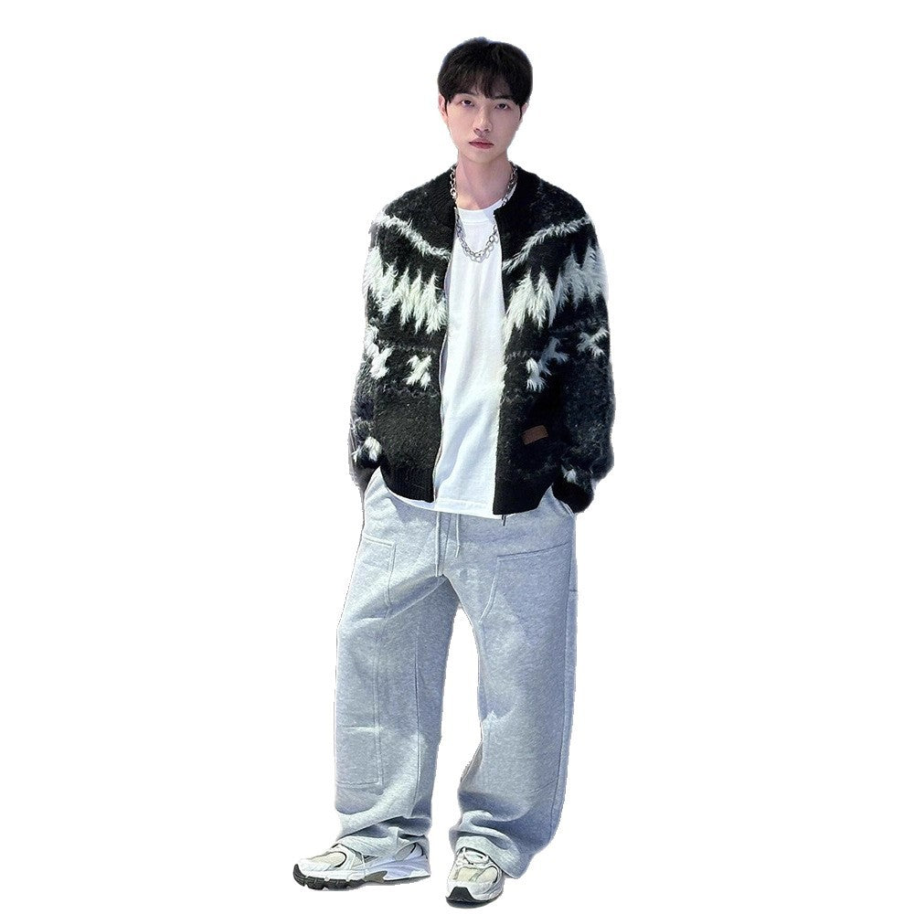 Island Knit Cardigan for Men - Warm Loose Casual Stylish Sweater