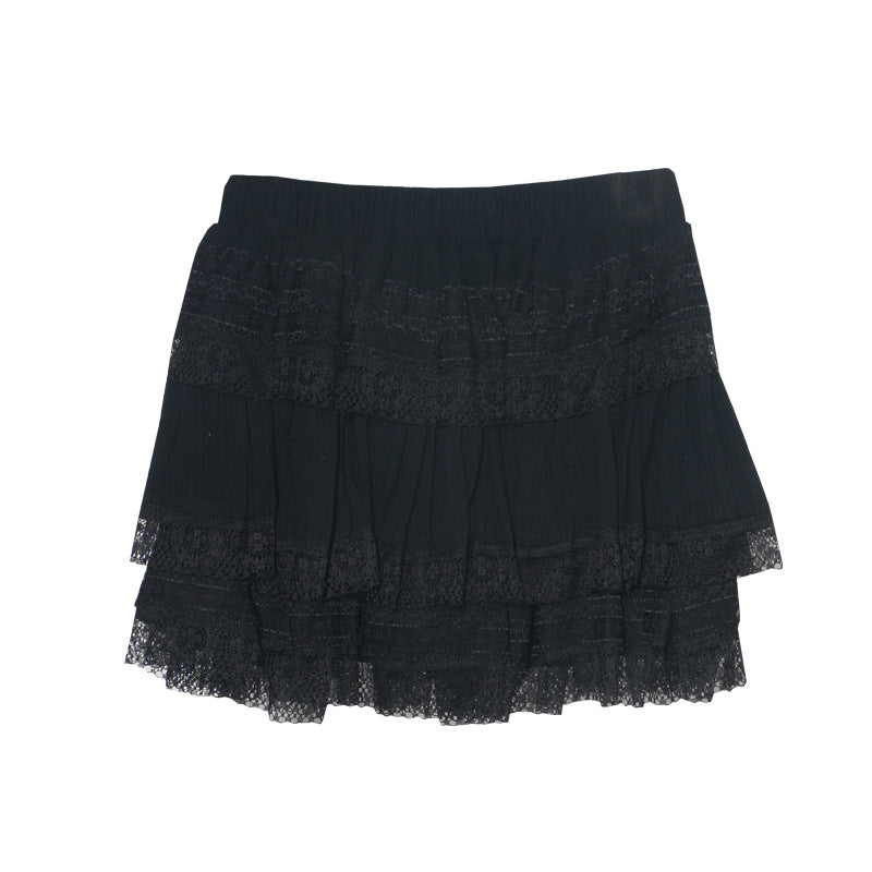 Lace Anti-Light Half Skirt for Women
