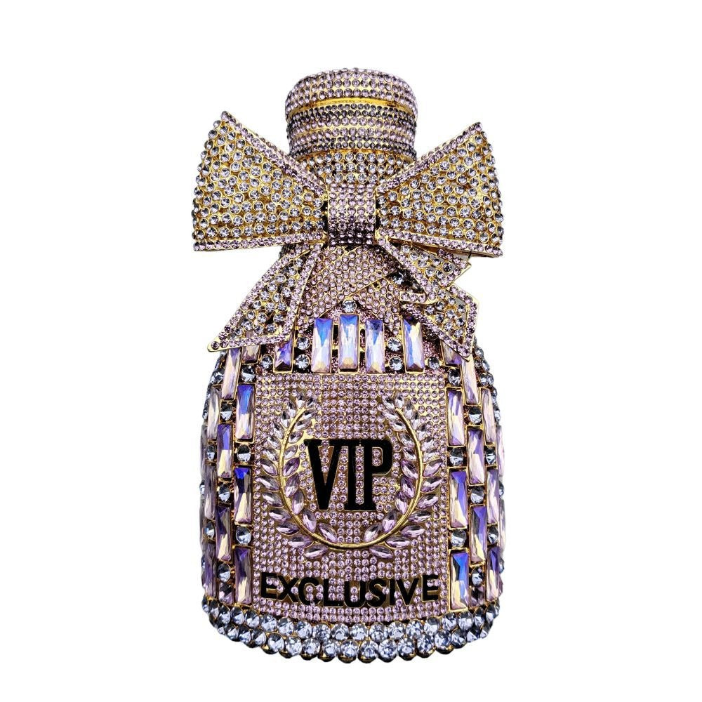 Bow Champagne Crystal Handbag for Women