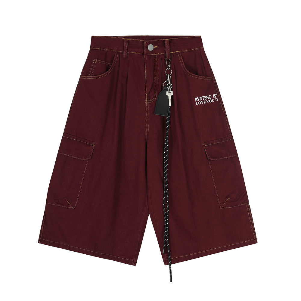 Harajuku Style High Street Cargo Shorts for Men