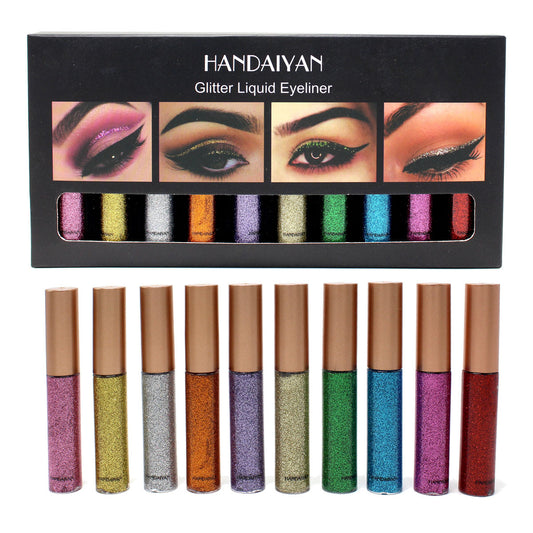 Explosive Sequins Pearl Glitter Liquid Eyeliner Set