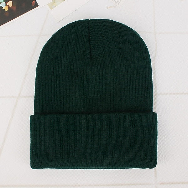 Cute Knitted Beanie Hat for Women - Harajuku Style Cap