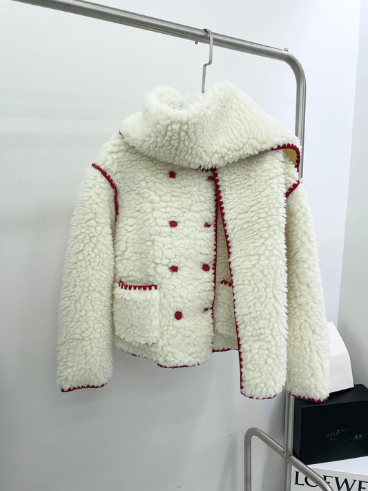 Harajuku Style Women's Double Breasted Warm Jacket