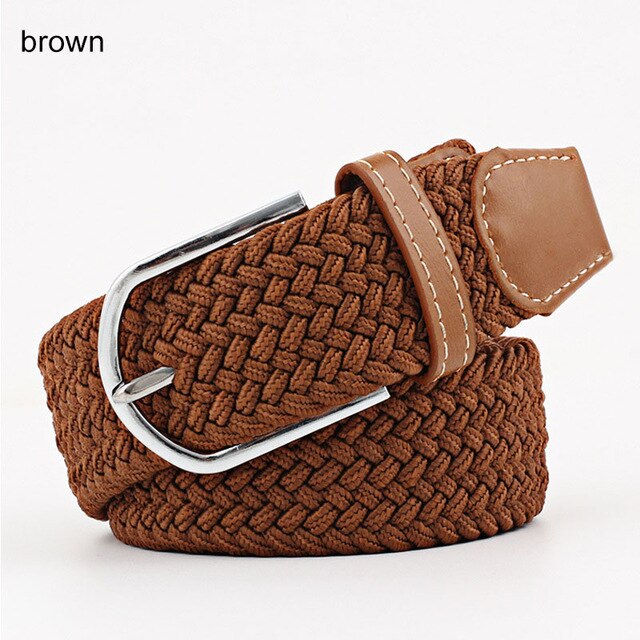Harajuku Style Women’s Striped Elastic Belt