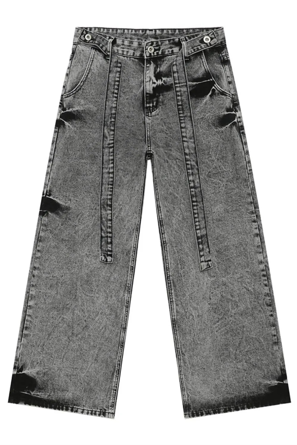Playful Wide Leg Jeans with Pockets