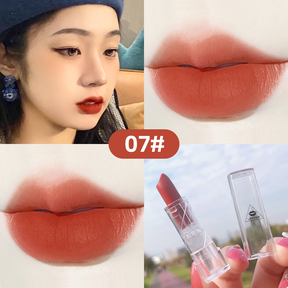 Playful Peach Pink Matte Lipstick - Harajuku Style