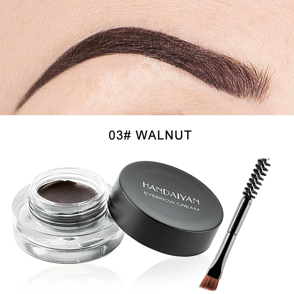 12-Color Waterproof Eyebrow Dye Cream - Harajuku Style
