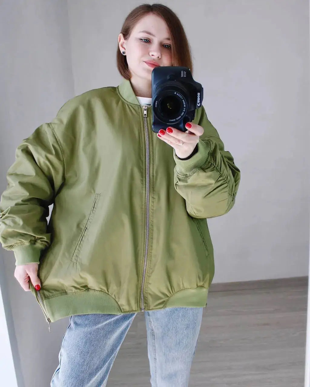 Harajuku Style Women's Casual Bomber Jacket