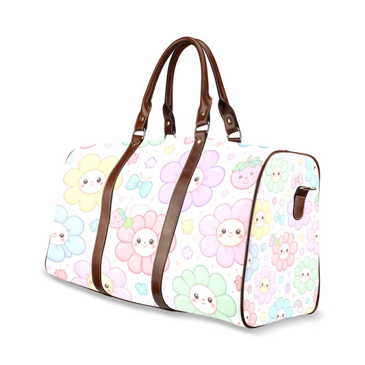 Pastel Harajuku Floral Pattern Travel Bag