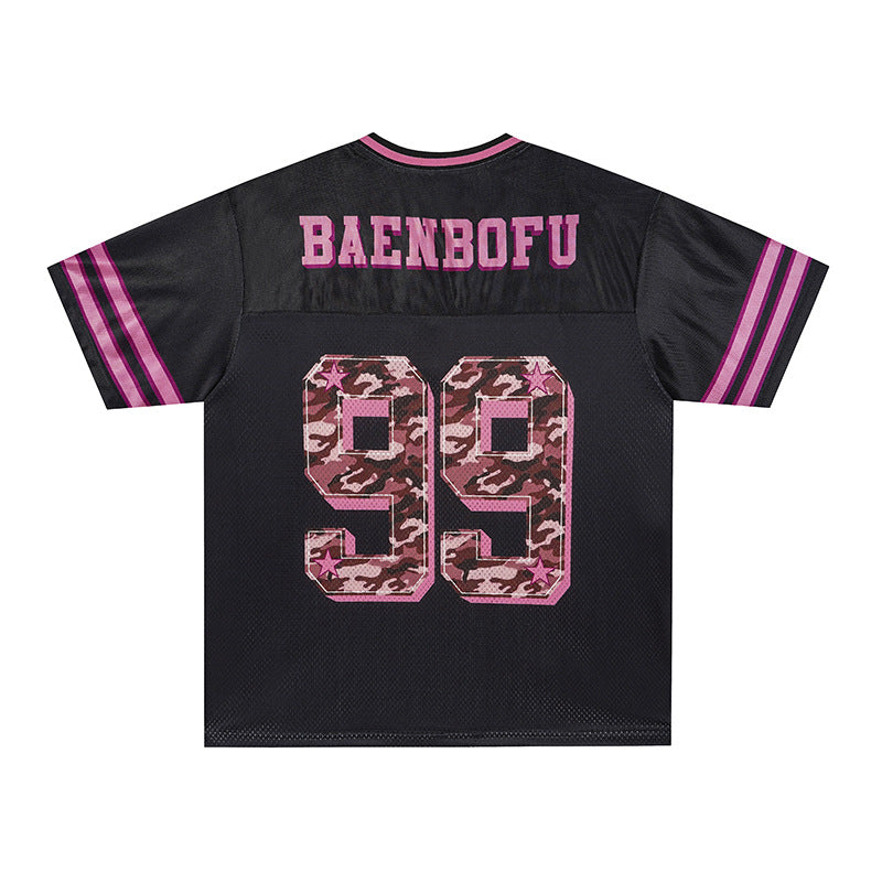 Sweet and Cool Tennis Eye Jersey Short Sleeve — Harajuku Street Style