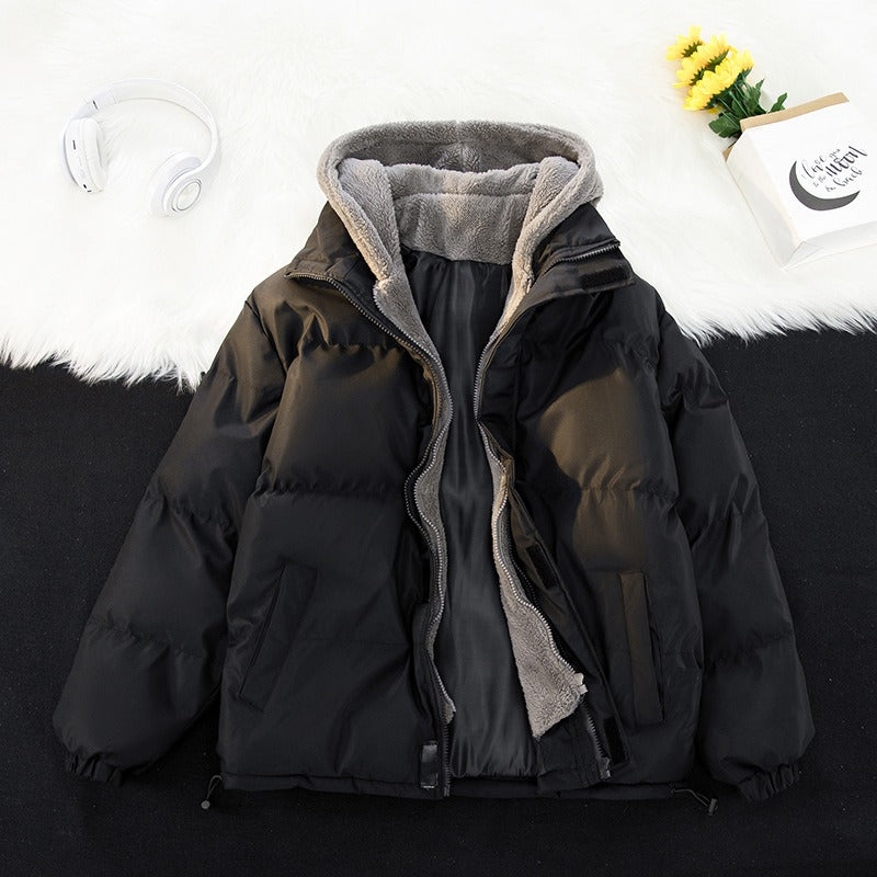 Harajuku Plus Size Hooded Winter Cotton Coat