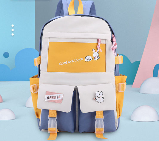 Harajuku Style Canvas School Backpack