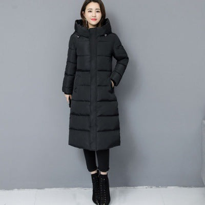 Korean Hooded Cotton Jacket for Women - Harajuku Style
