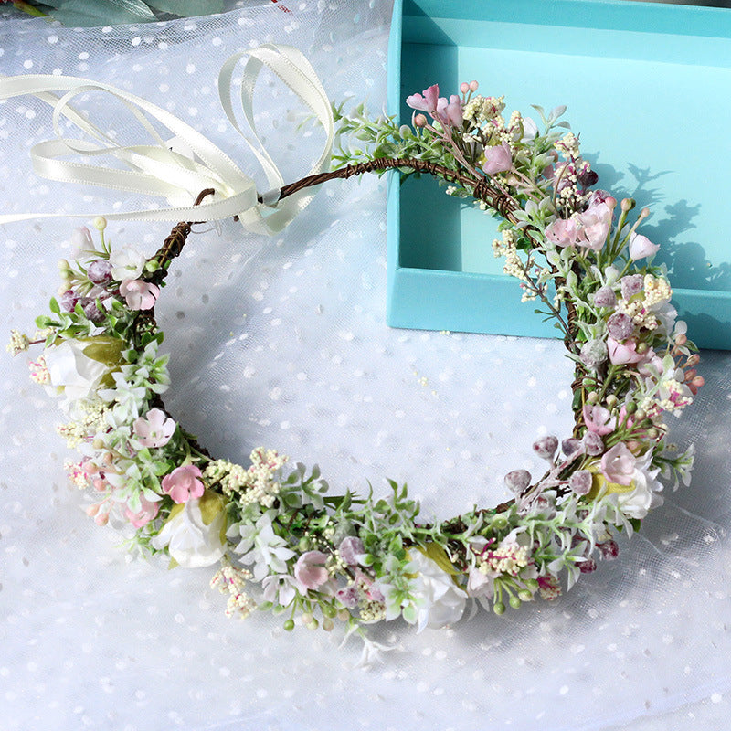 Ancient Style Hanfu Headwear - Floral Headband