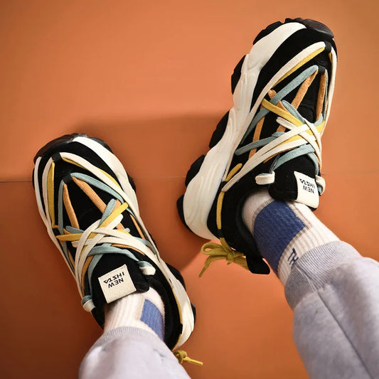 Men's Harajuku Style Casual Sneakers