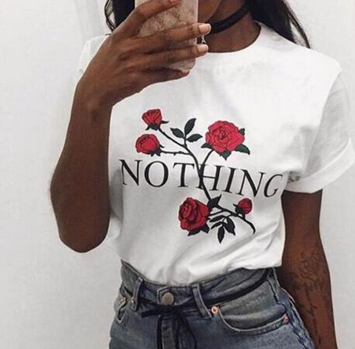 Playful Letter Print T-Shirt - Harajuku Style