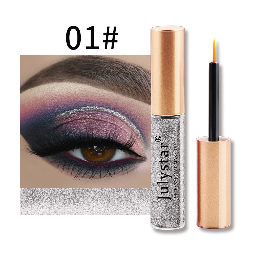 Waterproof Pearl Colored Liquid Eyeliner Pen
