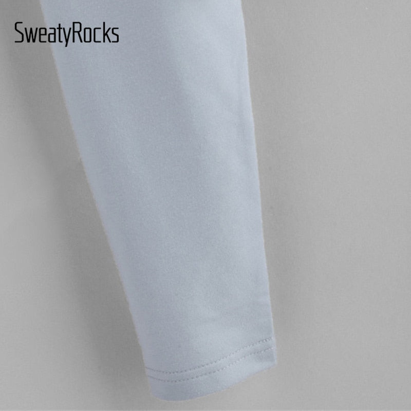 Harajuku Alien Print Contrast Sleeve Hoodie