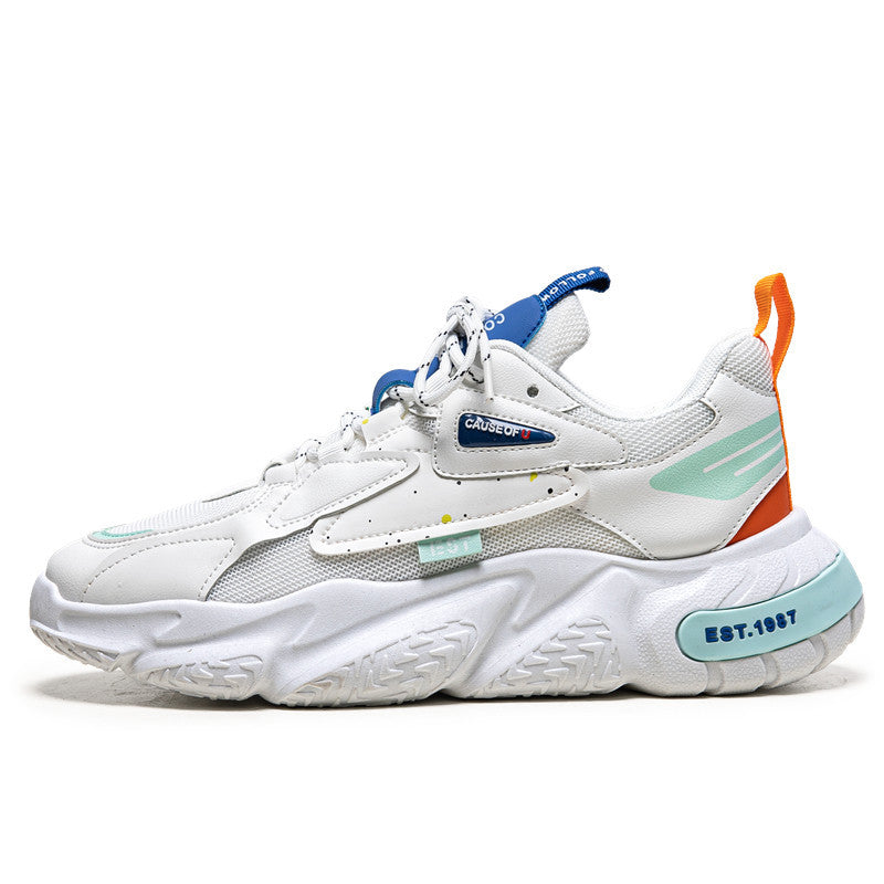 Men's Harajuku Low Cut Sports Shoes - Stylish Casual Sneakers