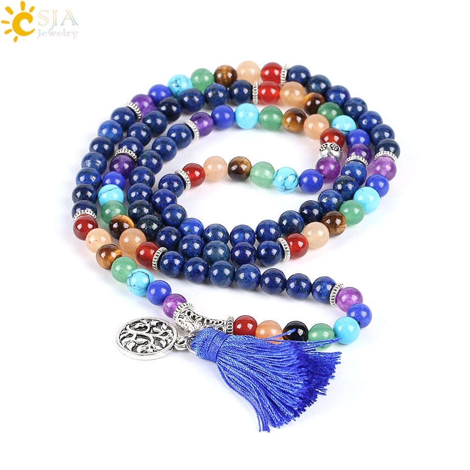 7 Chakra Multilayer Charm Bracelet - Reiki Healing & Meditation