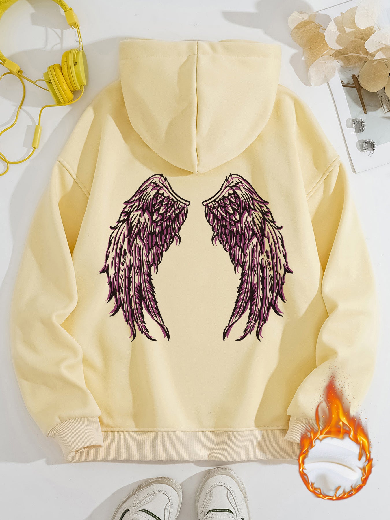 Hooded Long Sleeve Shirt with Kangaroo Pocket