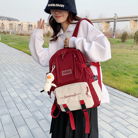 Playful Harajuku Style Junior High School Backpack