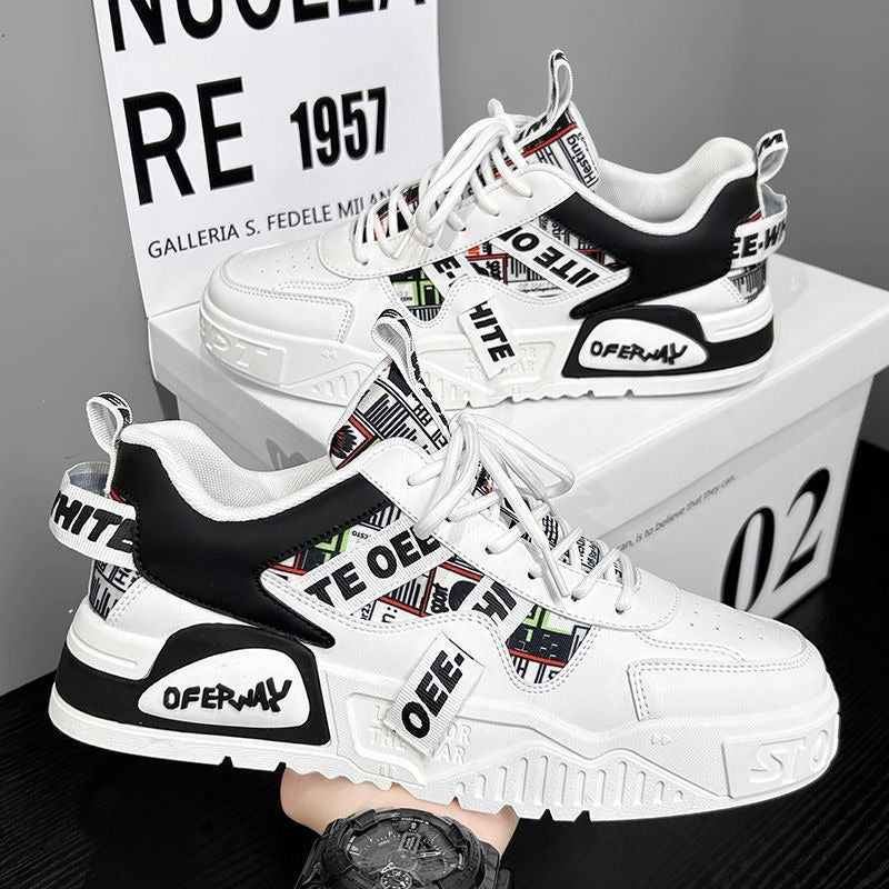 Thick Soled Harajuku Style Sports & Casual Board Shoes
