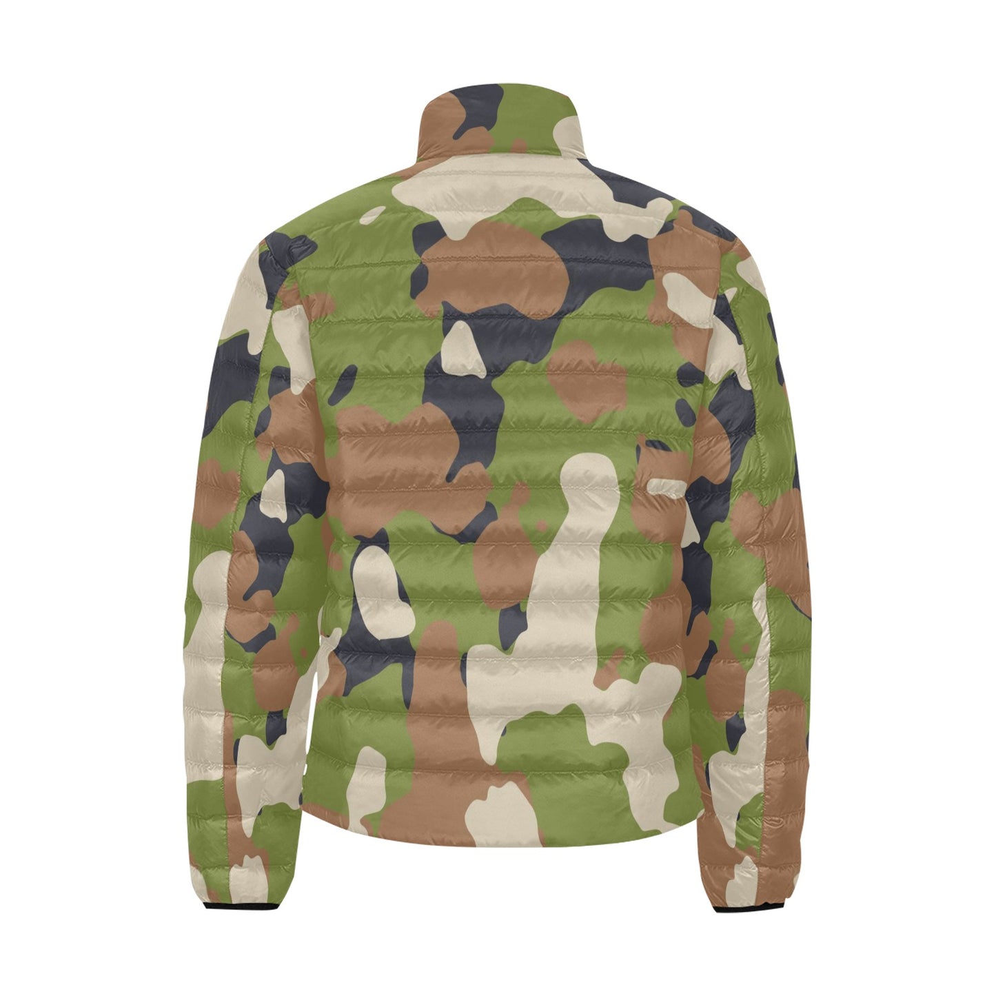 Green Camo Men's Lightweight Bomber Jacket