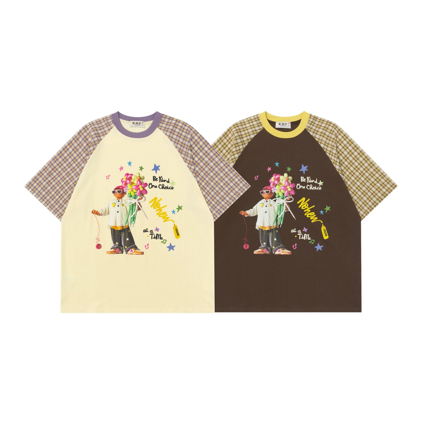 Character Printed Short Sleeve T-Shirt for Men