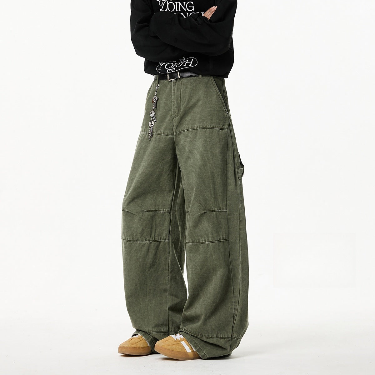 Irregular Deconstruction Denim Pants for Summer