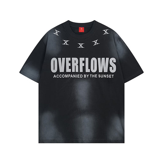 Unisex Harajuku Style Short Sleeve Couple T-Shirt