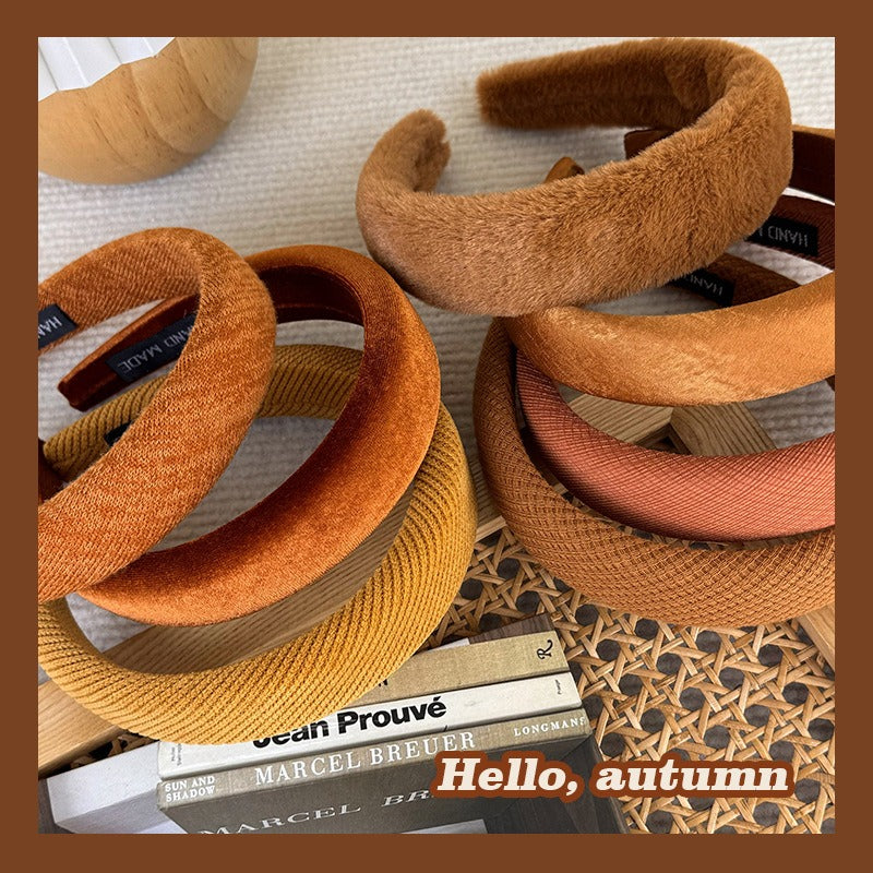 High-Ceiling Maillard-Colored Headband for Women