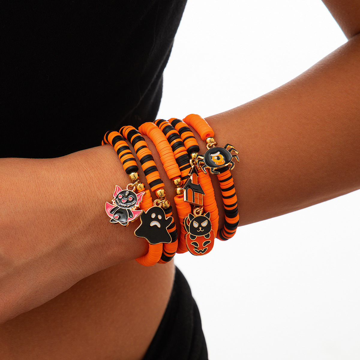 Ghost Pumpkin Bracelet Halloween Party Ghost Witch Bracelet