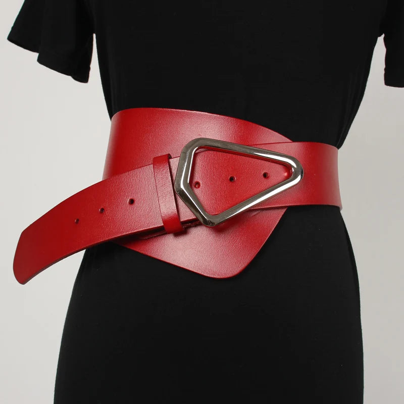 Harajuku Style Irregular Spring Suede Waist Belt