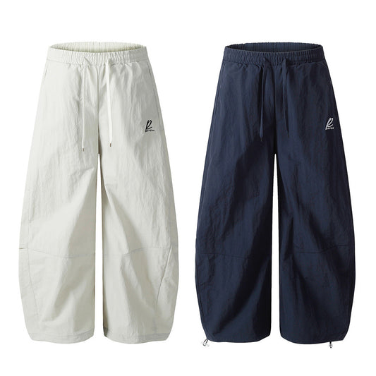 Harajuku Style Loose Wide-Leg Tapered Casual Pants for Men
