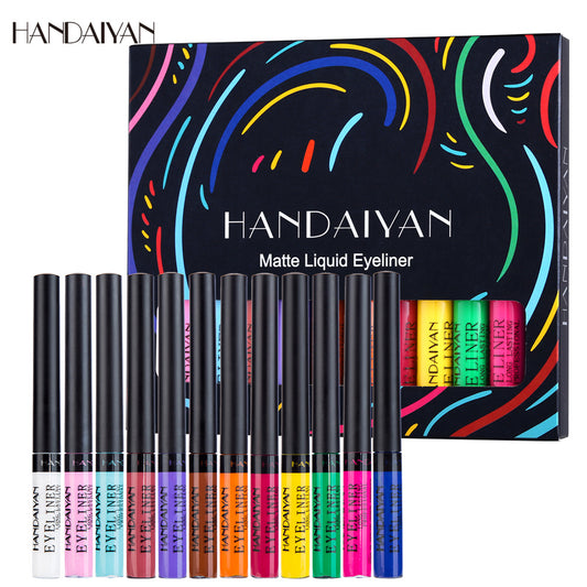 Bold Color Matte Liquid Eyeliner - Quick Dry & Smudge-Proof