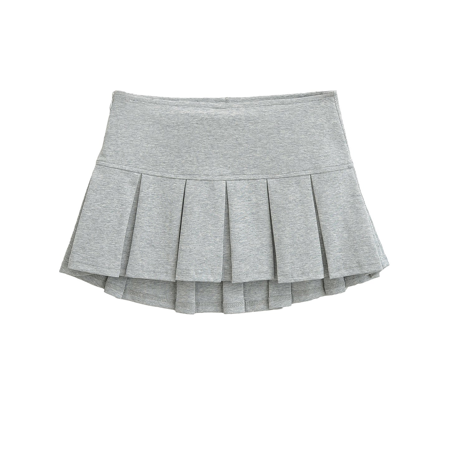 Pleated Short Skirt and Half Skirt