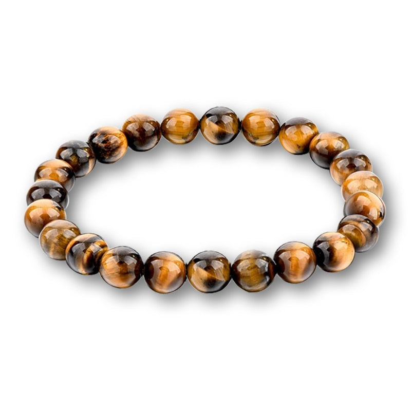 Harajuku Style Tiger Eye Lava Stone Chakra Bracelet