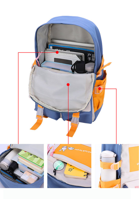 Harajuku Style Canvas School Backpack