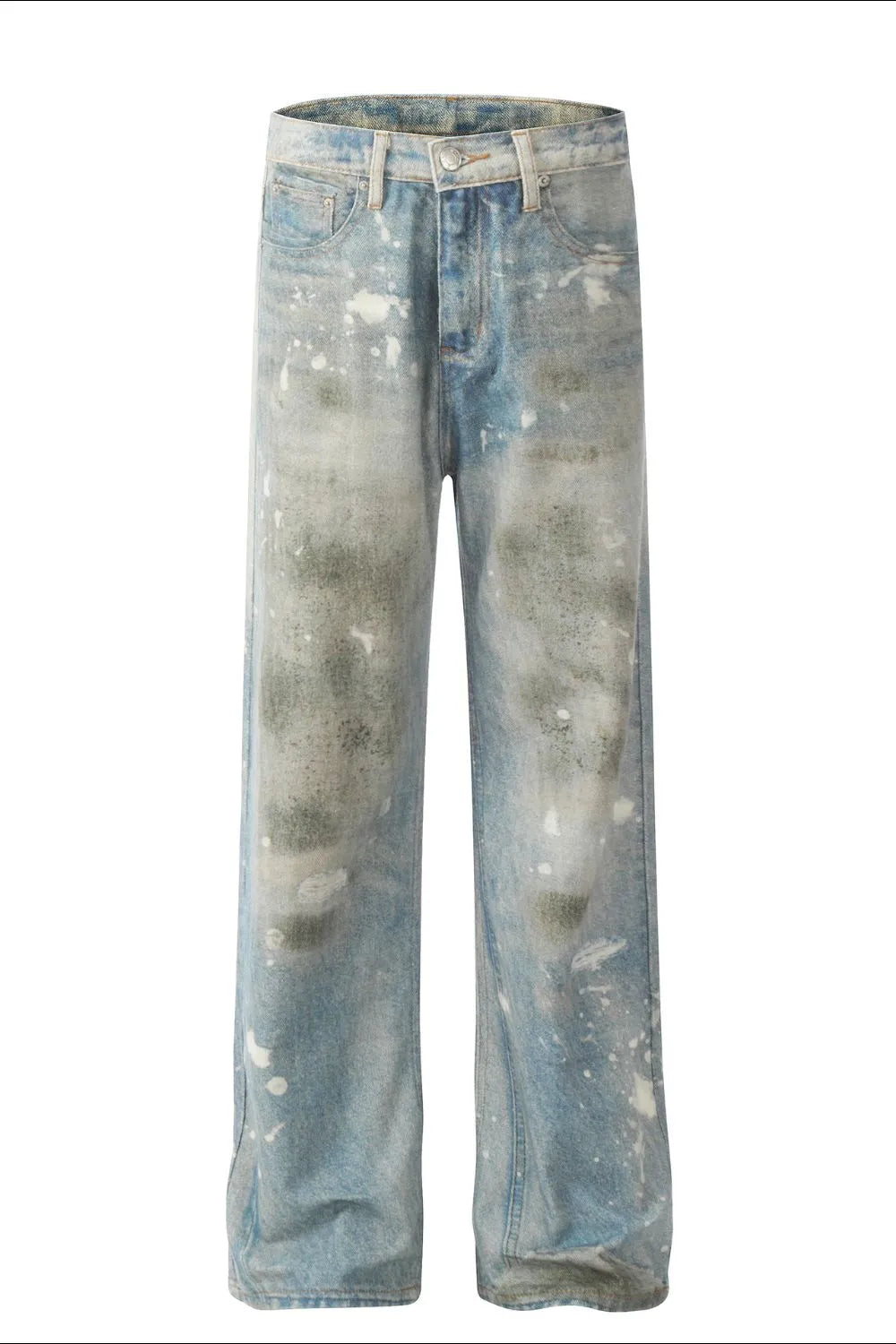 Men's Harajuku Style Straight Leg Jeans